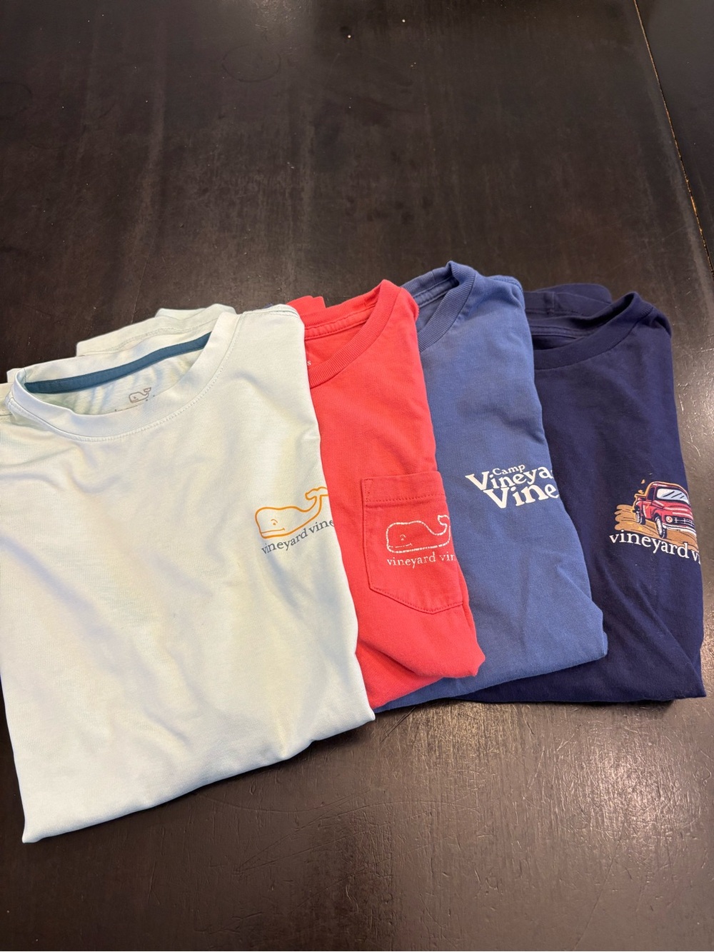 Vineyard Vines Kids Short-Sleeve Pocket Tee - Light Blue